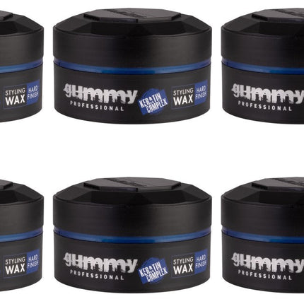 Gummy Keratin Complex Styling Wax Hard Finish 6 stuks - Africa Products Shop