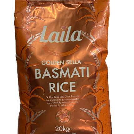 Laila Golden Sella Basmati Rice 20 kg - Africa Products Shop