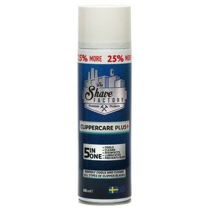 The Shave Factory CLIPPERCARE PLUS 5 in One 500ml - Africa Products Shop
