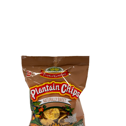 Tropical Gourmet Plantain Chips Naturally Sweet 85 g - Africa Products Shop