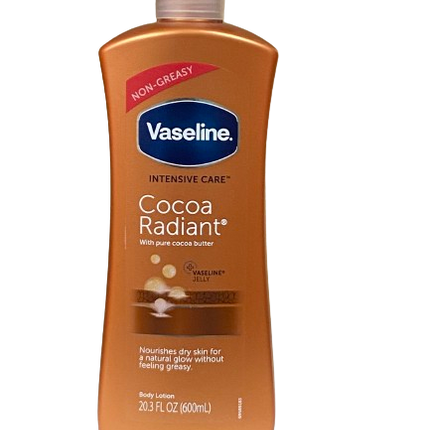 Vaseline Intensive Care Cocoa Radiant 600 ml - Africa Products Shop